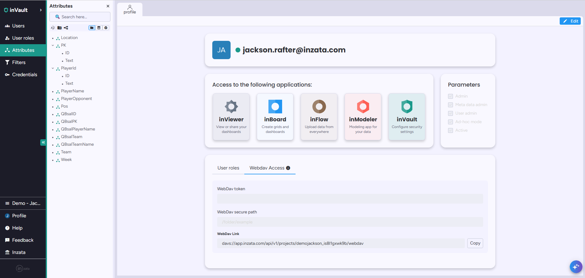 inVault — security and access management